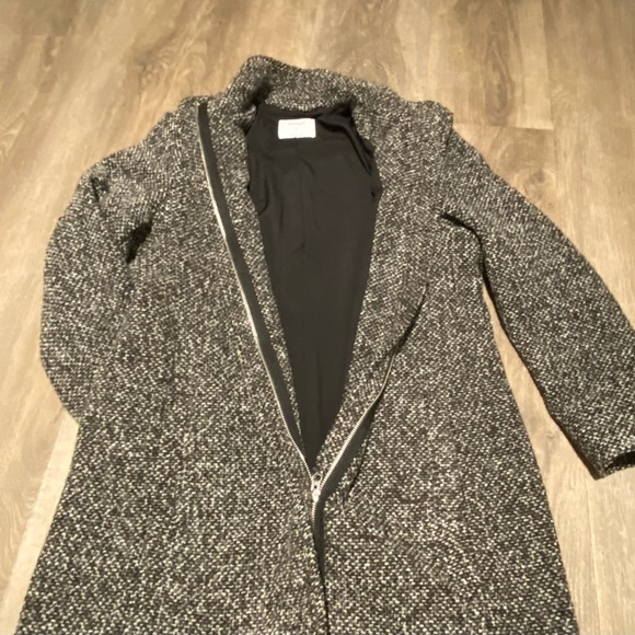 Old Navy Long Zip High Collar Coat | Size S - Picture 4 of 10
